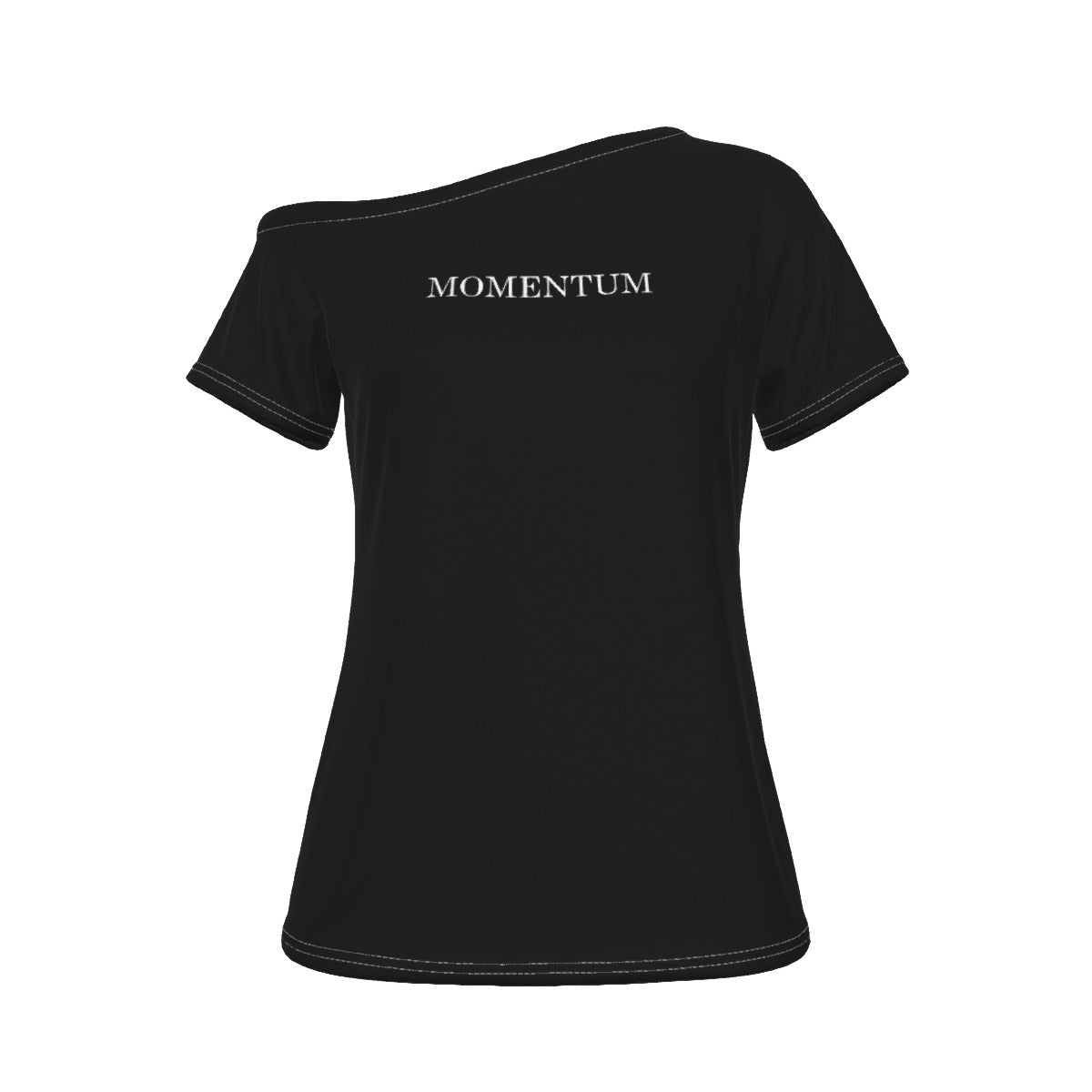 Freedom Black Women's Off-Shoulder T-shirt
