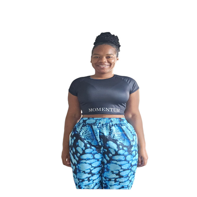 Prim Black Women's Cropped T-shirt