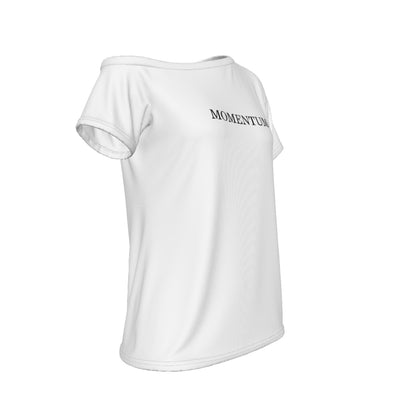 Freedom White Women's Off-Shoulder T-shirt