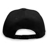 Baseball Black Cap With Flat Brim