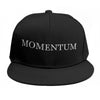 Baseball Black Cap With Flat Brim